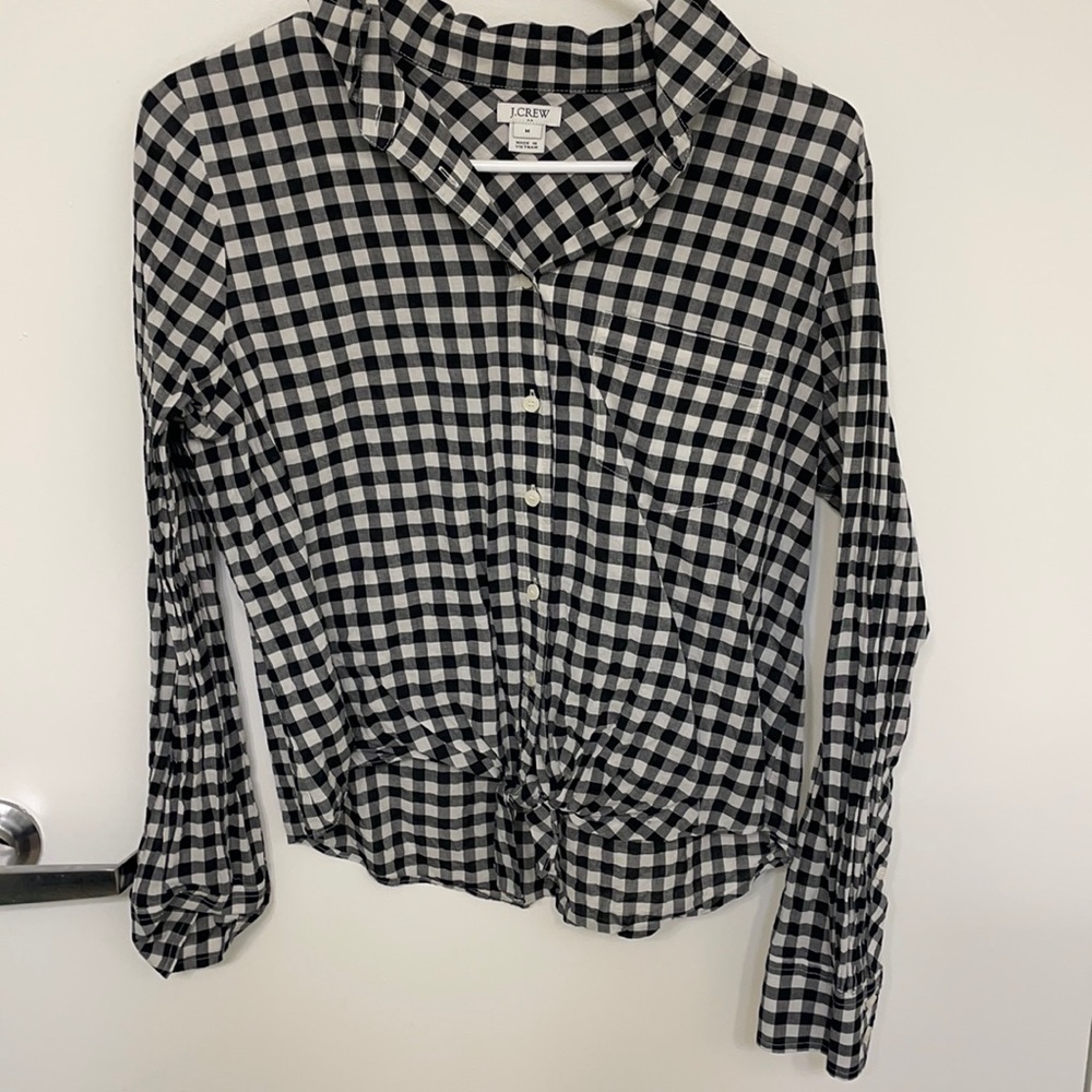 Jcrew tie shirt